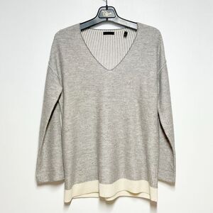 ATM Anthony Thomas Melillo Wool Cashmere Blend Grey Sweater Oversized XS